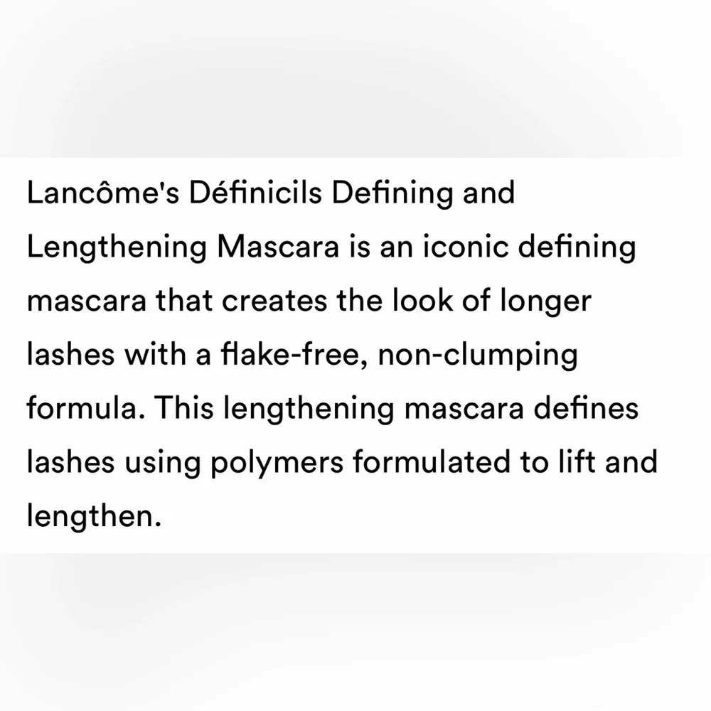 Lancôme Définicils Mascara and L’Absolu Lipstick Bundle; full size; new/unopened